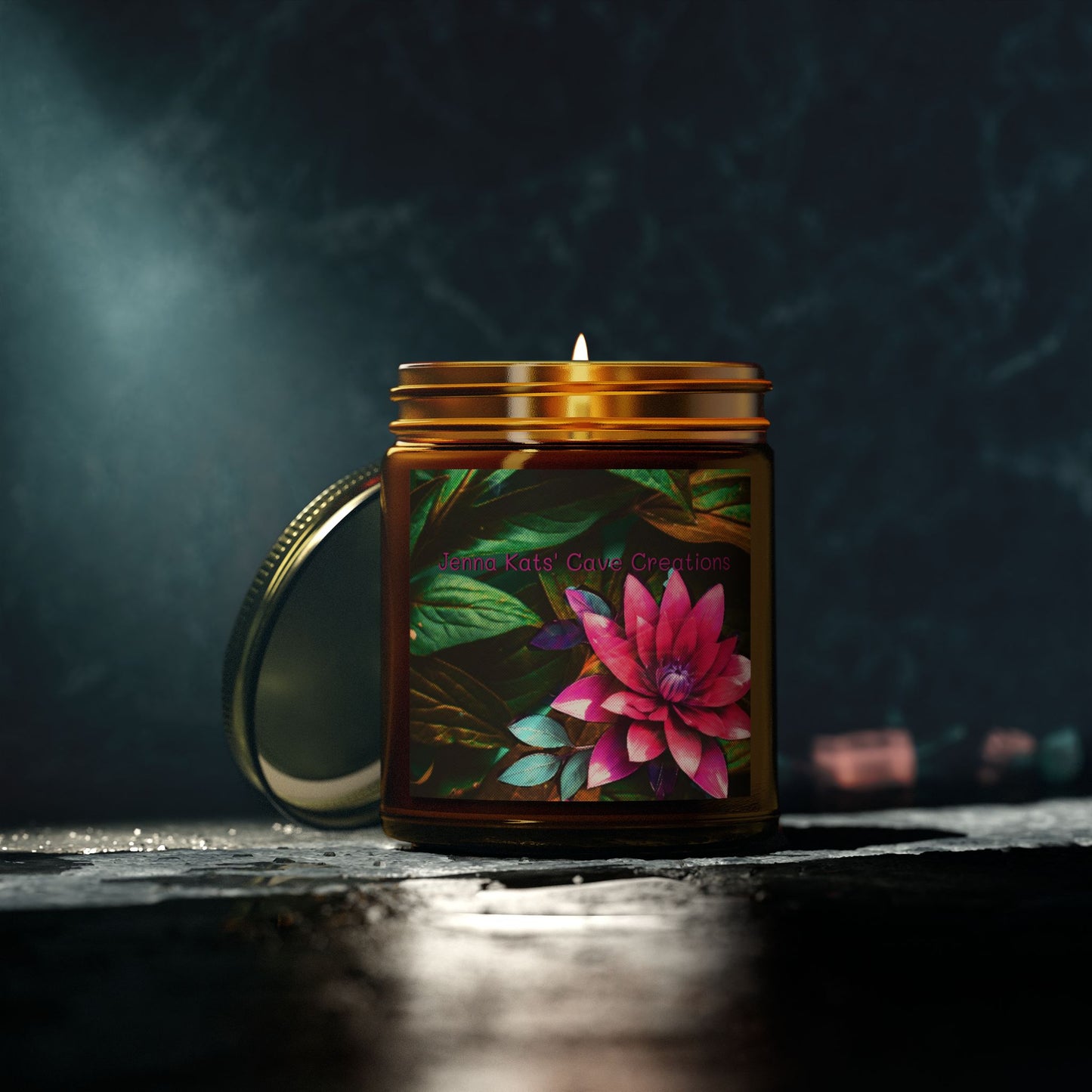 Velas con aroma natural de Jenna Kats, cera de coco y albaricoque (113 g, 254 g)