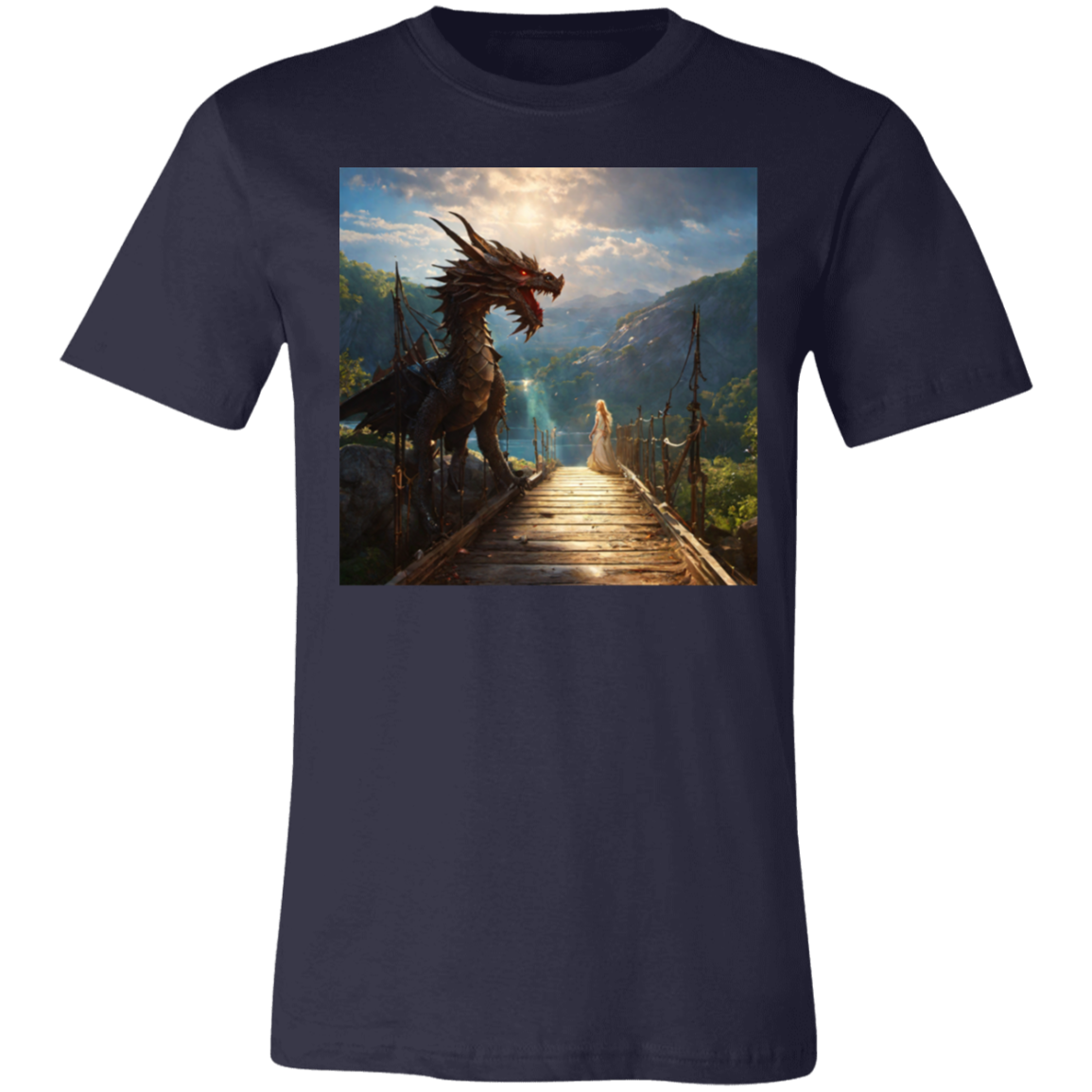 Camiseta unisex de manga corta «Puente del Dragón»