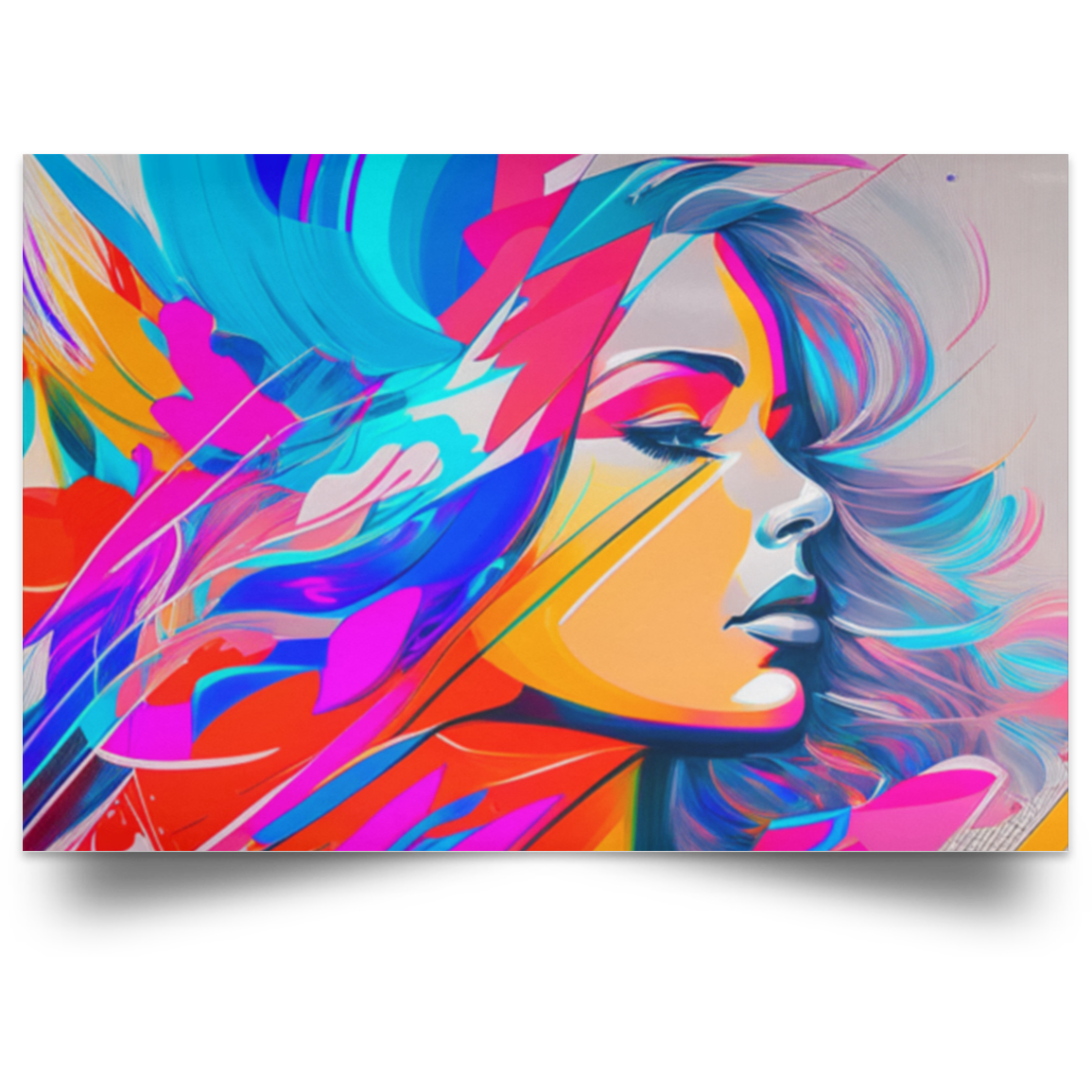 Póster de paisaje satinado "Belleza"