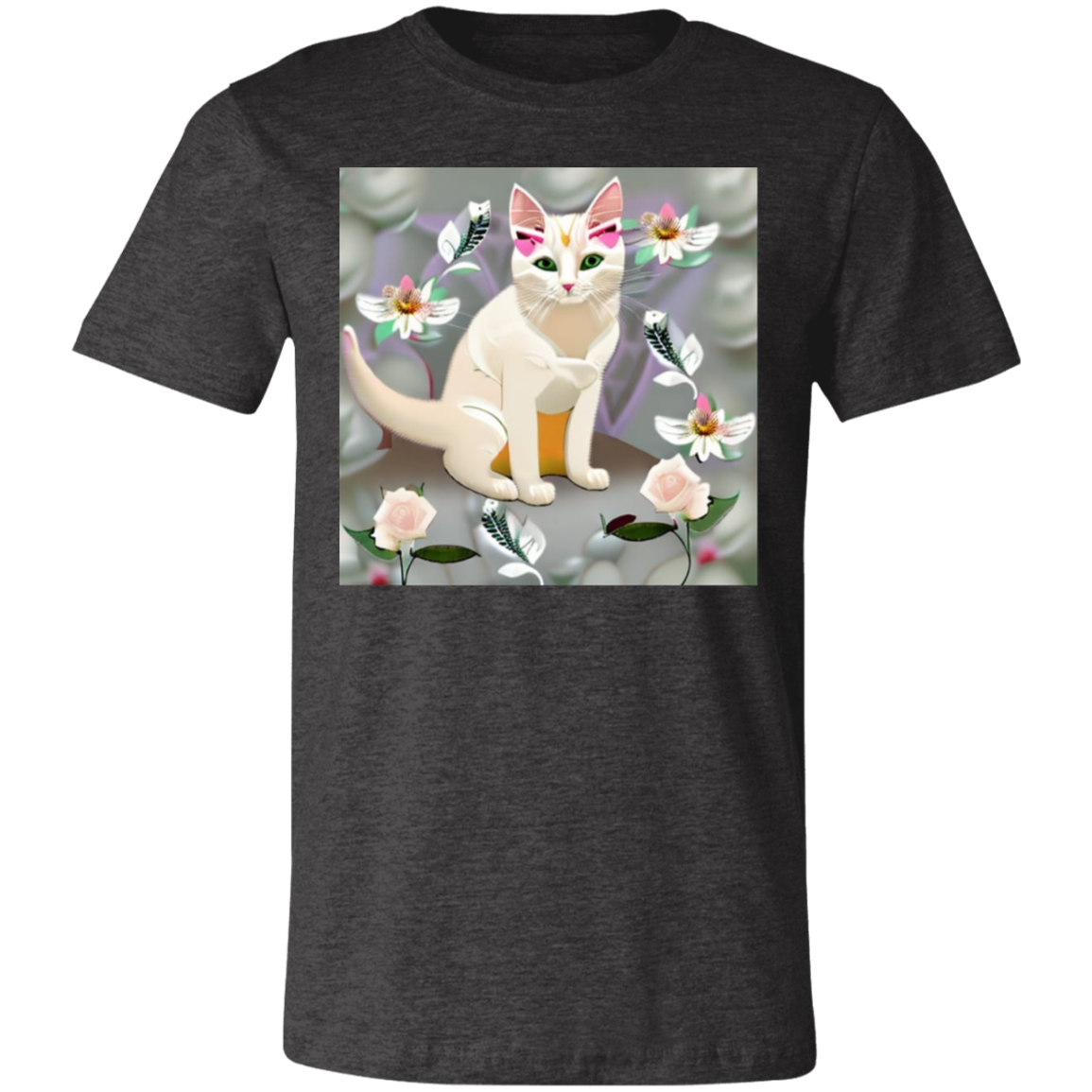 Camiseta unisex de manga corta «Pretty Kat»