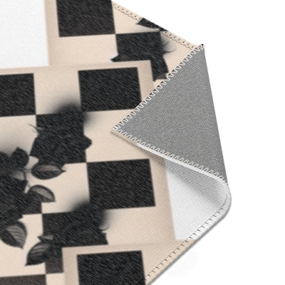 Alfombras de rosas negras