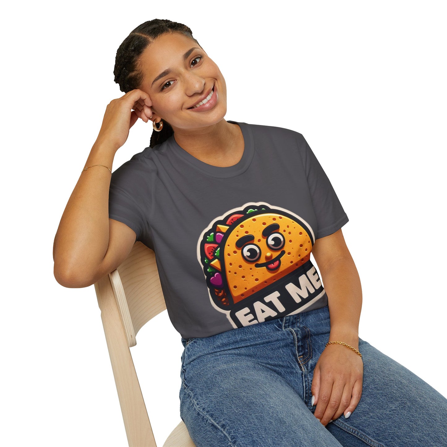 Funny Taco "Eat Me"  Unisex Softstyle T-Shirt
