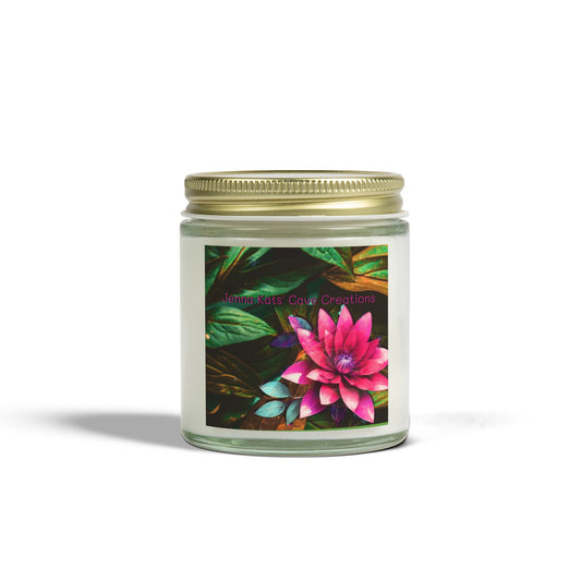 Jenna Kats' Natural Scented Candles, Coconut Apricot Wax (4oz, 9oz)