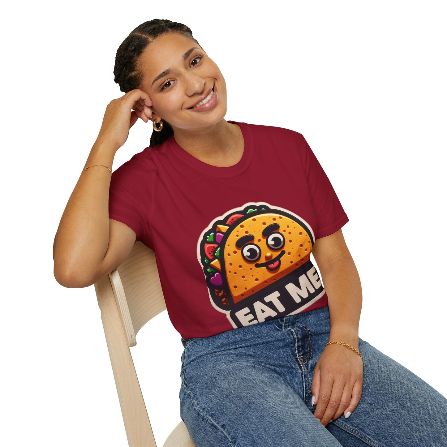 Funny Taco "Eat Me"  Unisex Softstyle T-Shirt