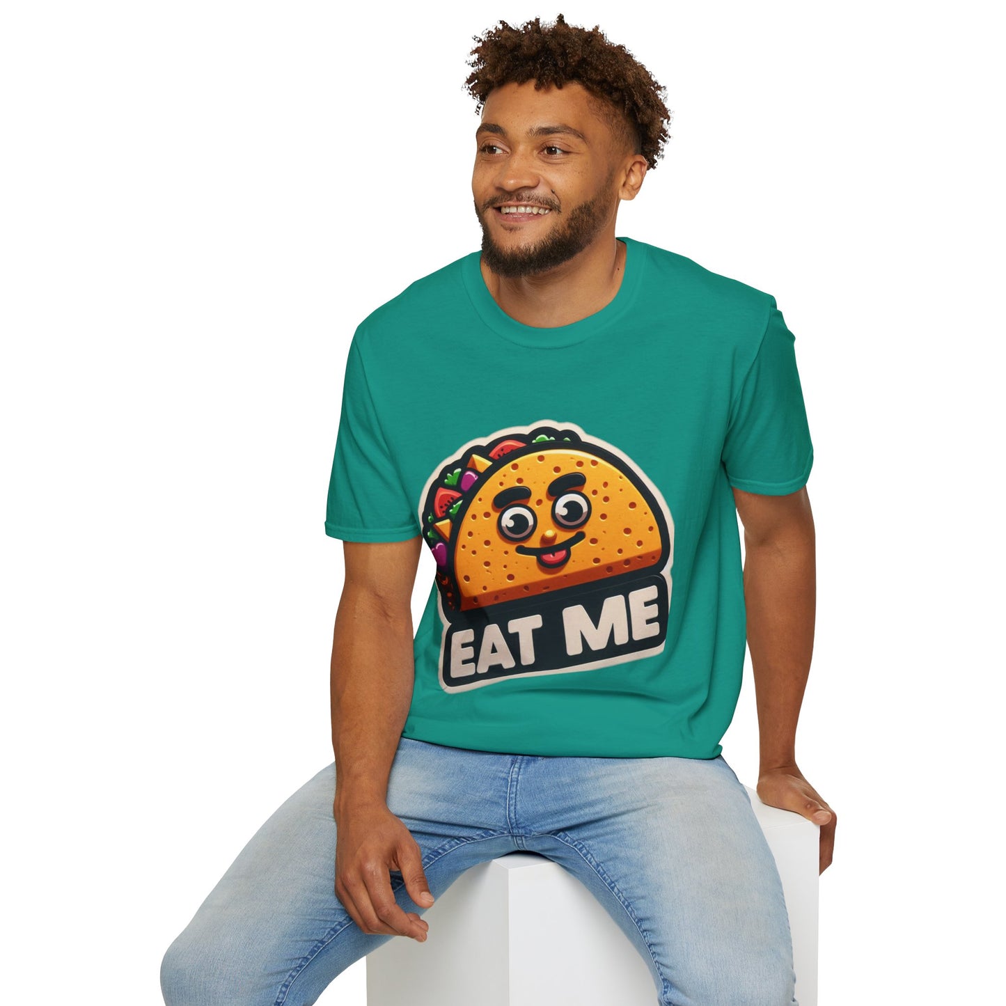 Funny Taco "Eat Me"  Unisex Softstyle T-Shirt