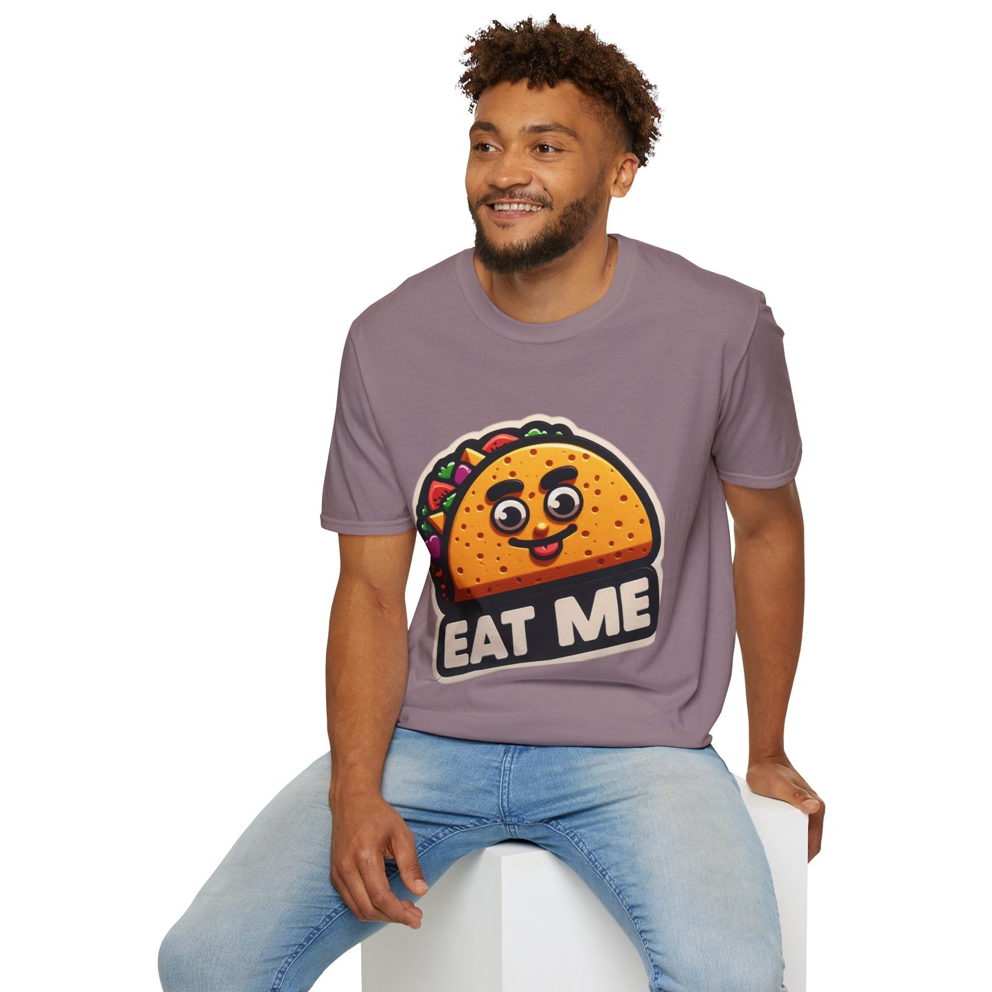 Funny Taco "Eat Me"  Unisex Softstyle T-Shirt