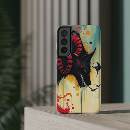 " I Told My Demons About You" Art Print Cell Phone Case, Impact-Resistant Cases