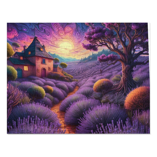 Rompecabezas "Granja de ensueño de lavanda"