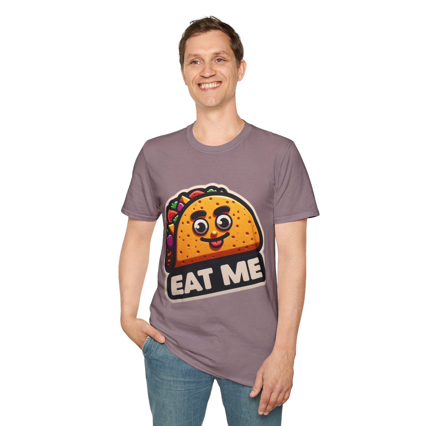 Funny Taco "Eat Me"  Unisex Softstyle T-Shirt