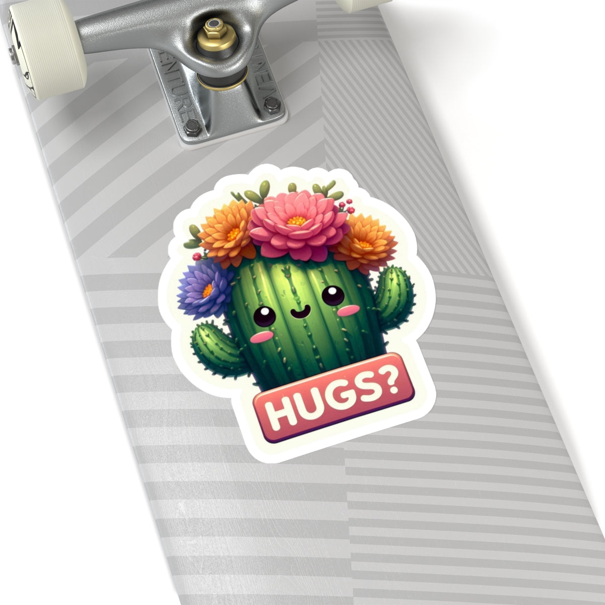 Pegatinas troqueladas de Cactus Hugs 