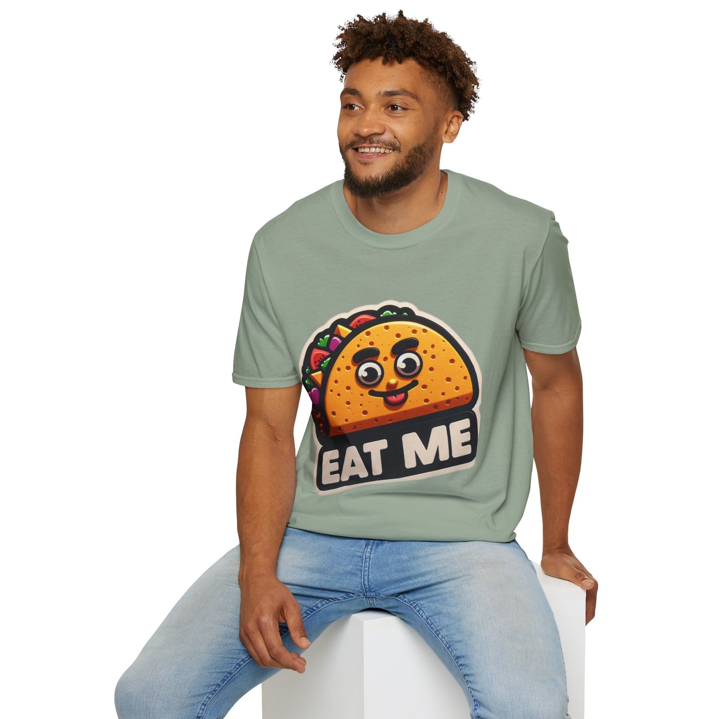 Funny Taco "Eat Me"  Unisex Softstyle T-Shirt