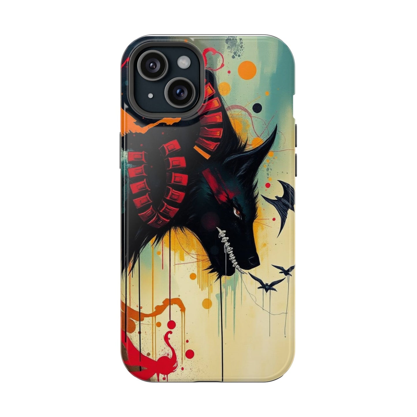 " I Told My Demons About You" Art Print Cell Phone Case, Impact-Resistant Cases