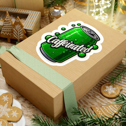 Caffeinated Kiss-Cut Stickers