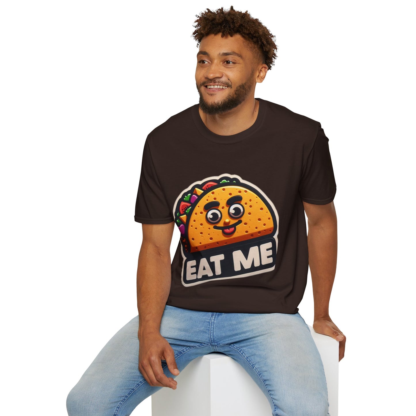 Funny Taco "Eat Me"  Unisex Softstyle T-Shirt
