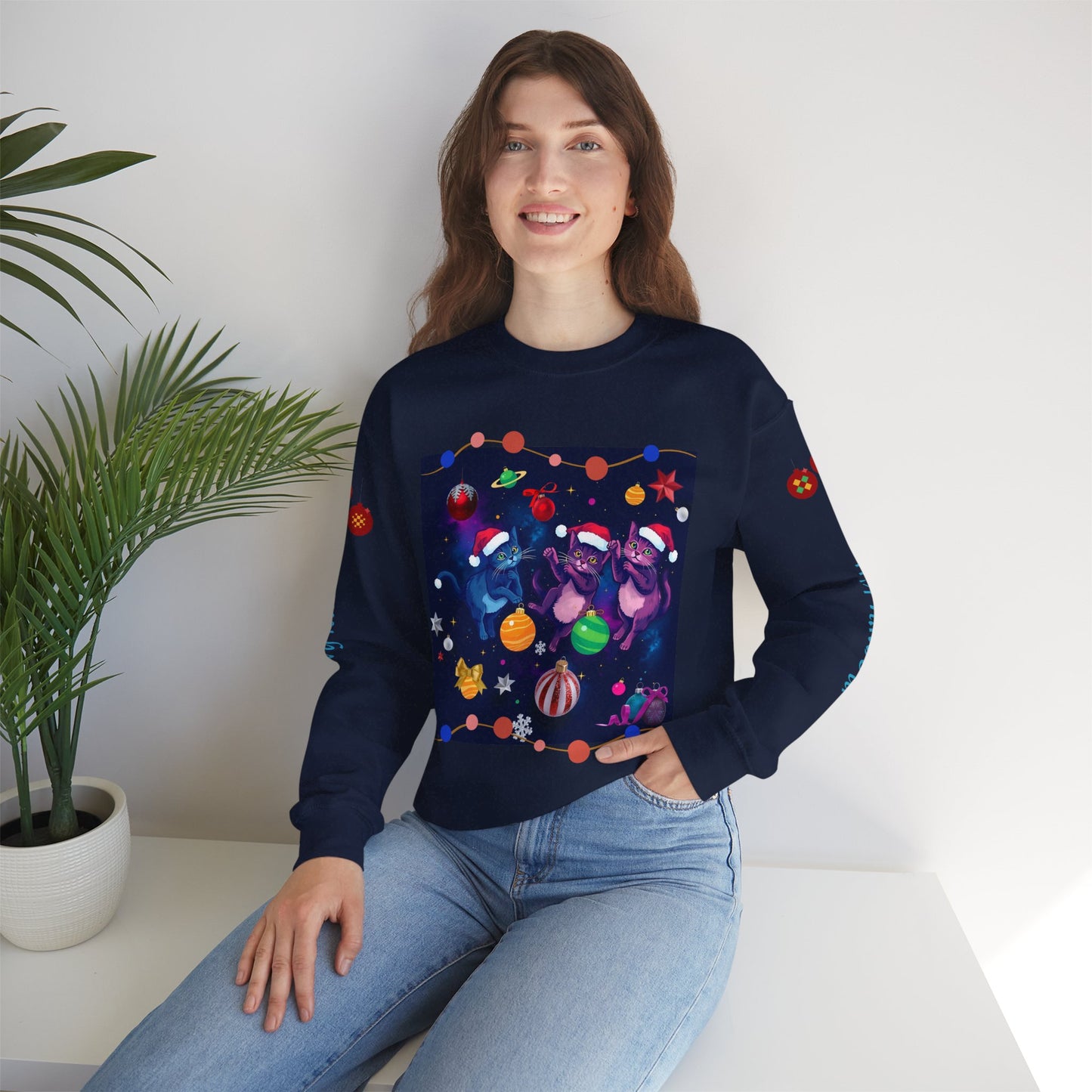 Meowy Kittenmas Unisex Christmas Sweater