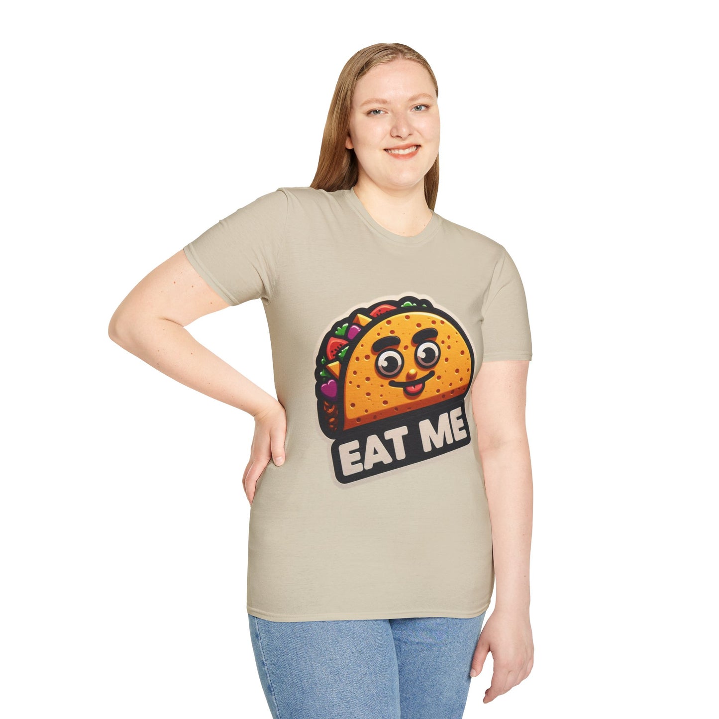 Funny Taco "Eat Me"  Unisex Softstyle T-Shirt