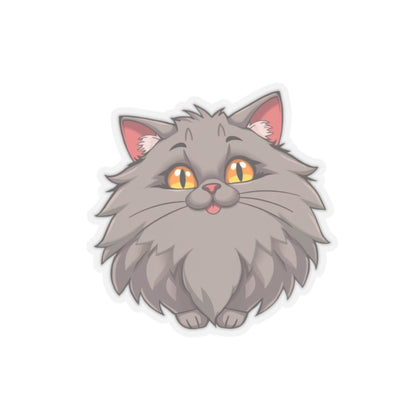 Excited Kitty Kiss-Cut Stickers