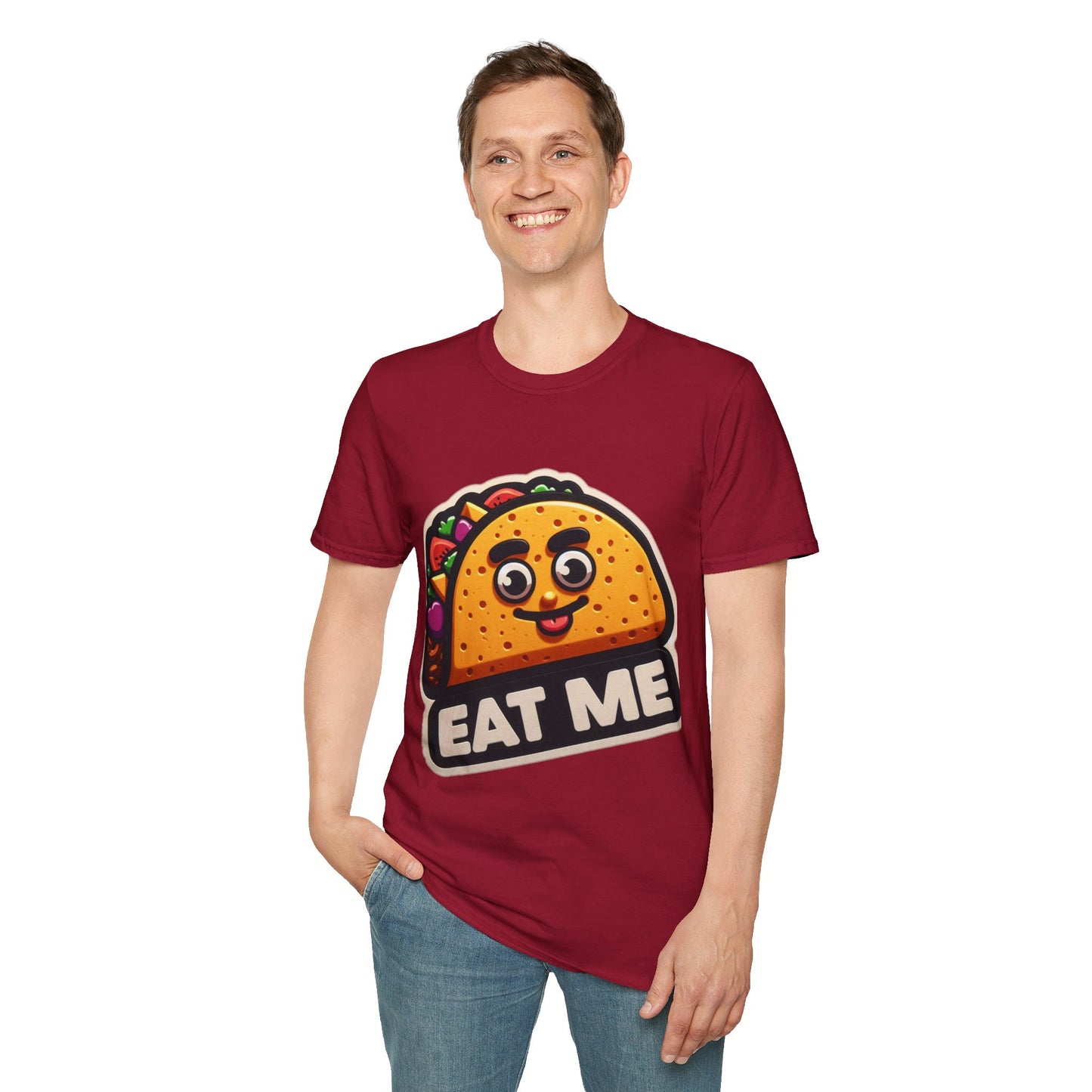 Funny Taco "Eat Me"  Unisex Softstyle T-Shirt