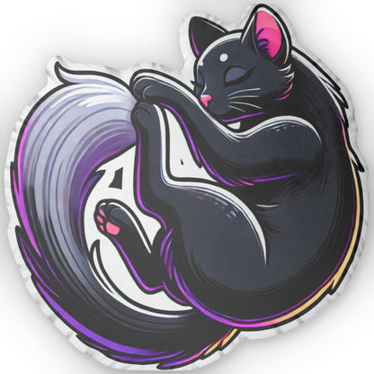 "Cat Nap," Custom Shaped Pillows