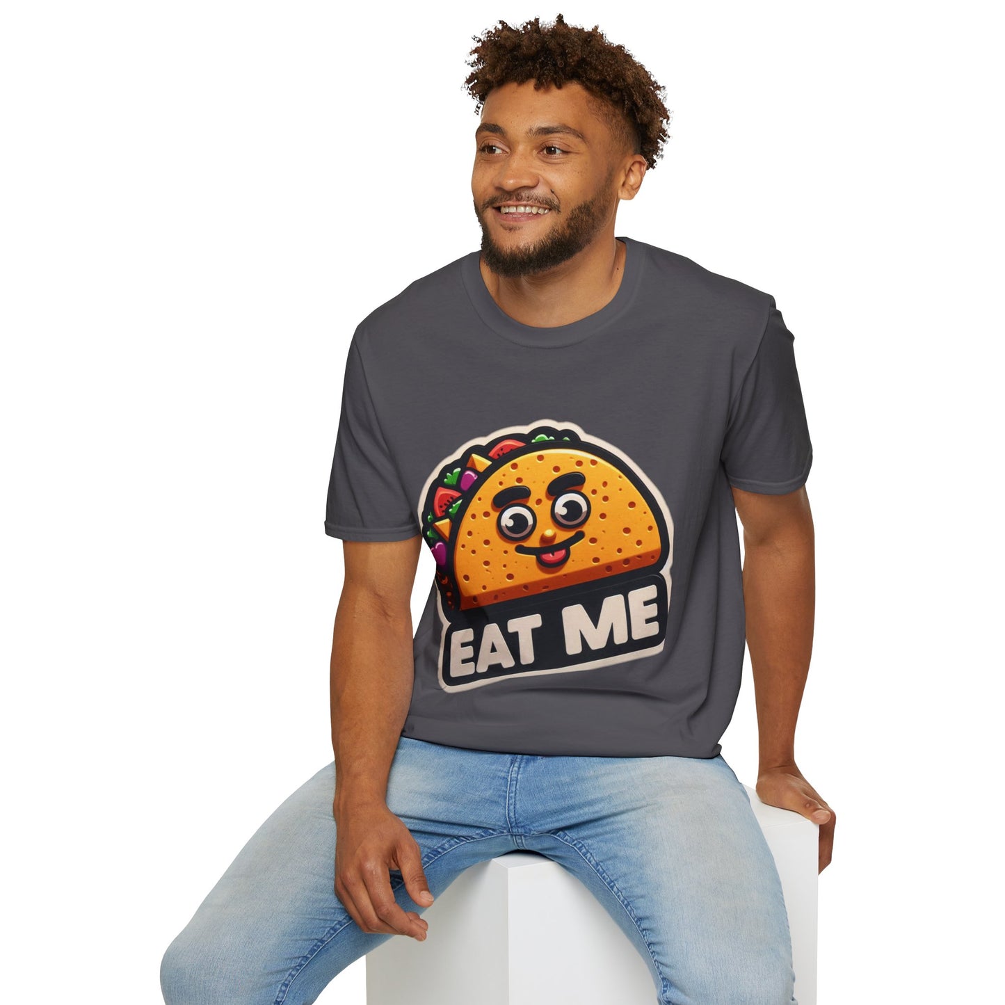 Funny Taco "Eat Me"  Unisex Softstyle T-Shirt