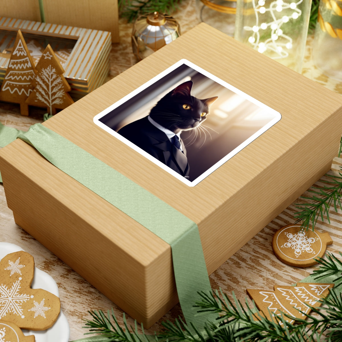 " Tom Cat" Kiss-Cut Stickers