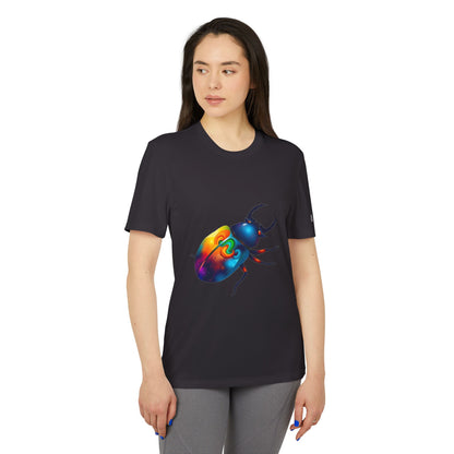 Colorful Beetle Graphic Unisex Sport T-shirt