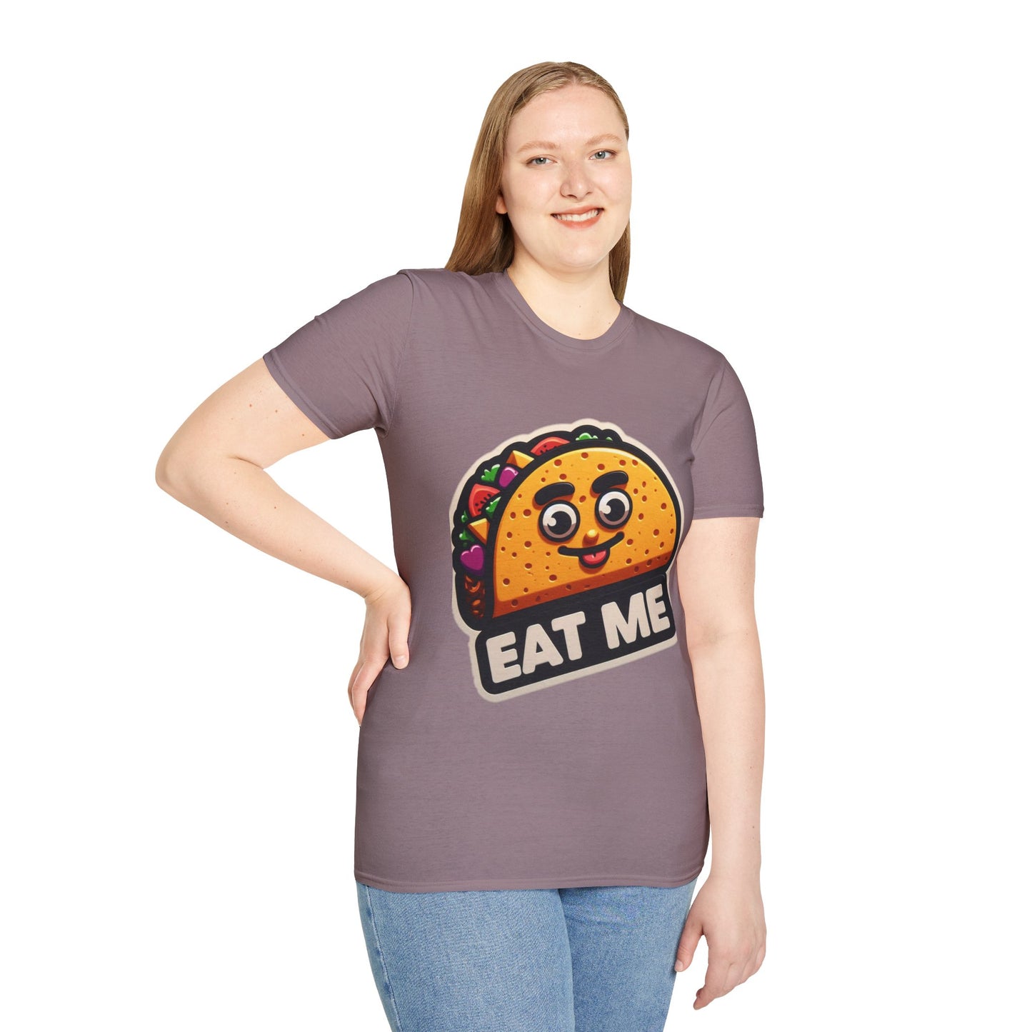 Funny Taco "Eat Me"  Unisex Softstyle T-Shirt
