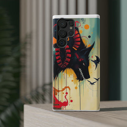 " I Told My Demons About You" Art Print Cell Phone Case, Impact-Resistant Cases