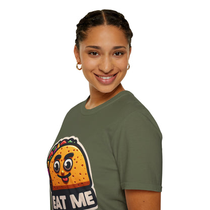 Funny Taco "Eat Me"  Unisex Softstyle T-Shirt