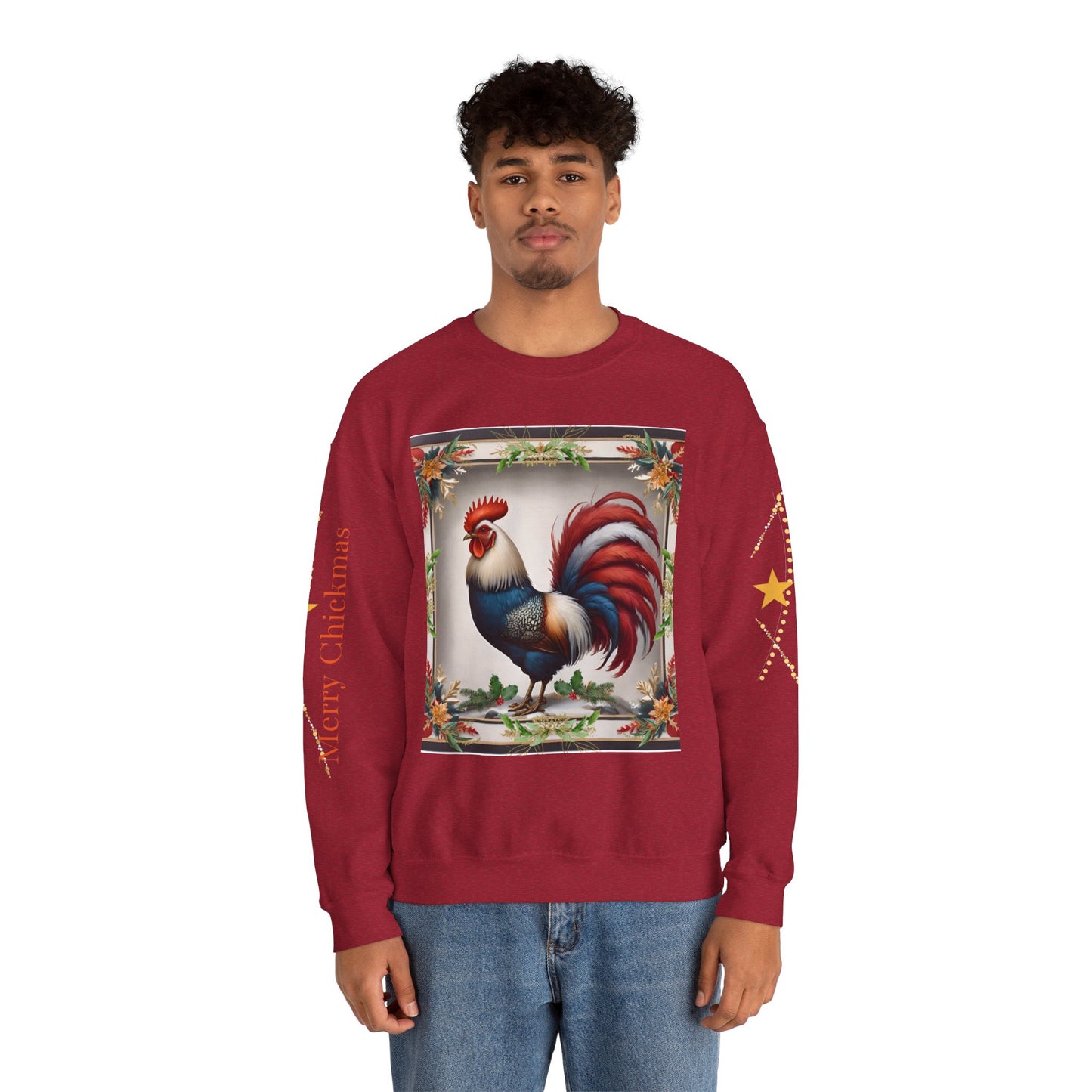 Suéter navideño unisex Merry Chickmas
