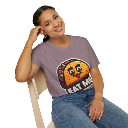 Funny Taco "Eat Me"  Unisex Softstyle T-Shirt