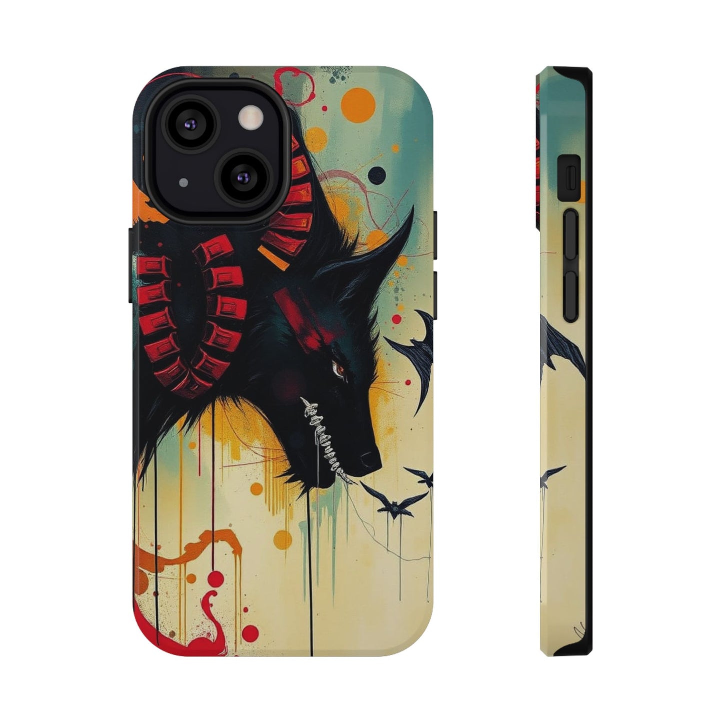 " I Told My Demons About You" Art Print Cell Phone Case, Impact-Resistant Cases