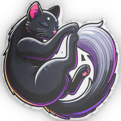 "Cat Nap," Custom Shaped Pillows