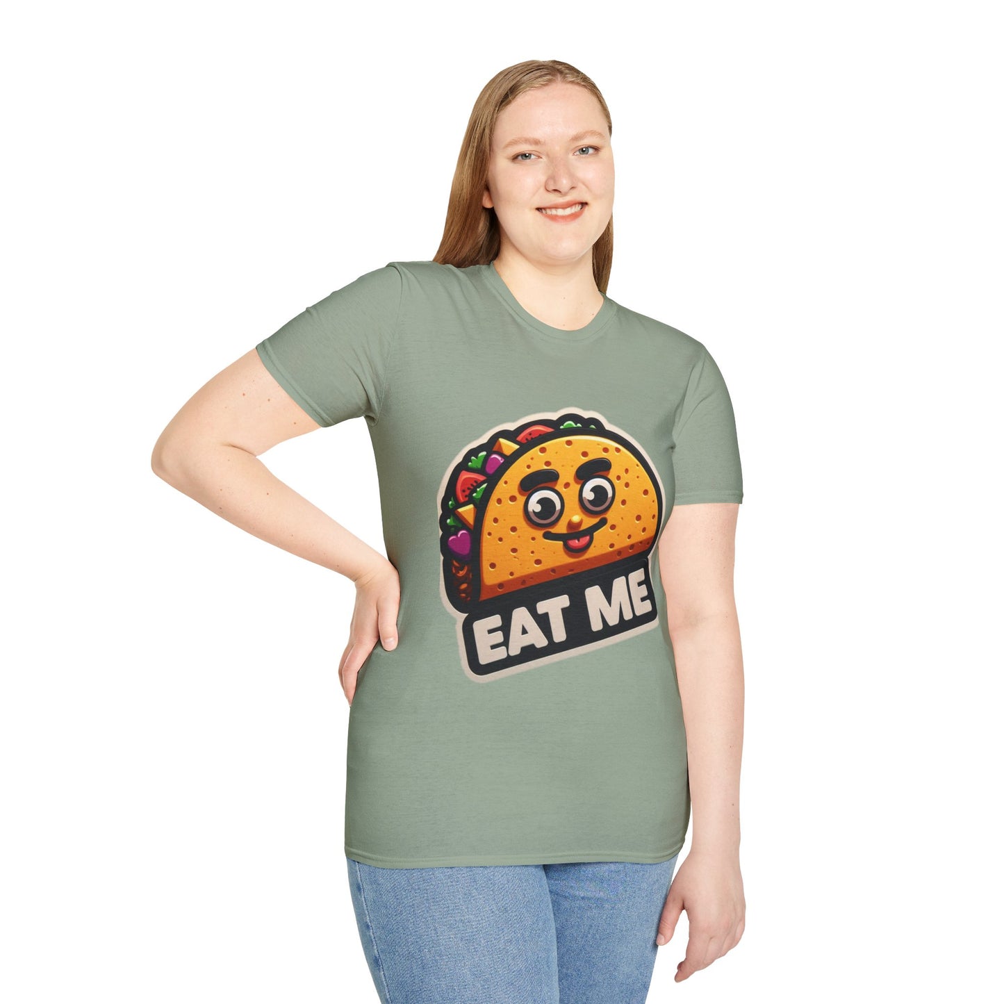 Funny Taco "Eat Me"  Unisex Softstyle T-Shirt