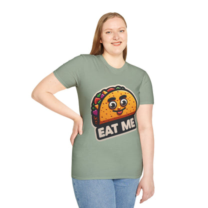 Funny Taco "Eat Me"  Unisex Softstyle T-Shirt