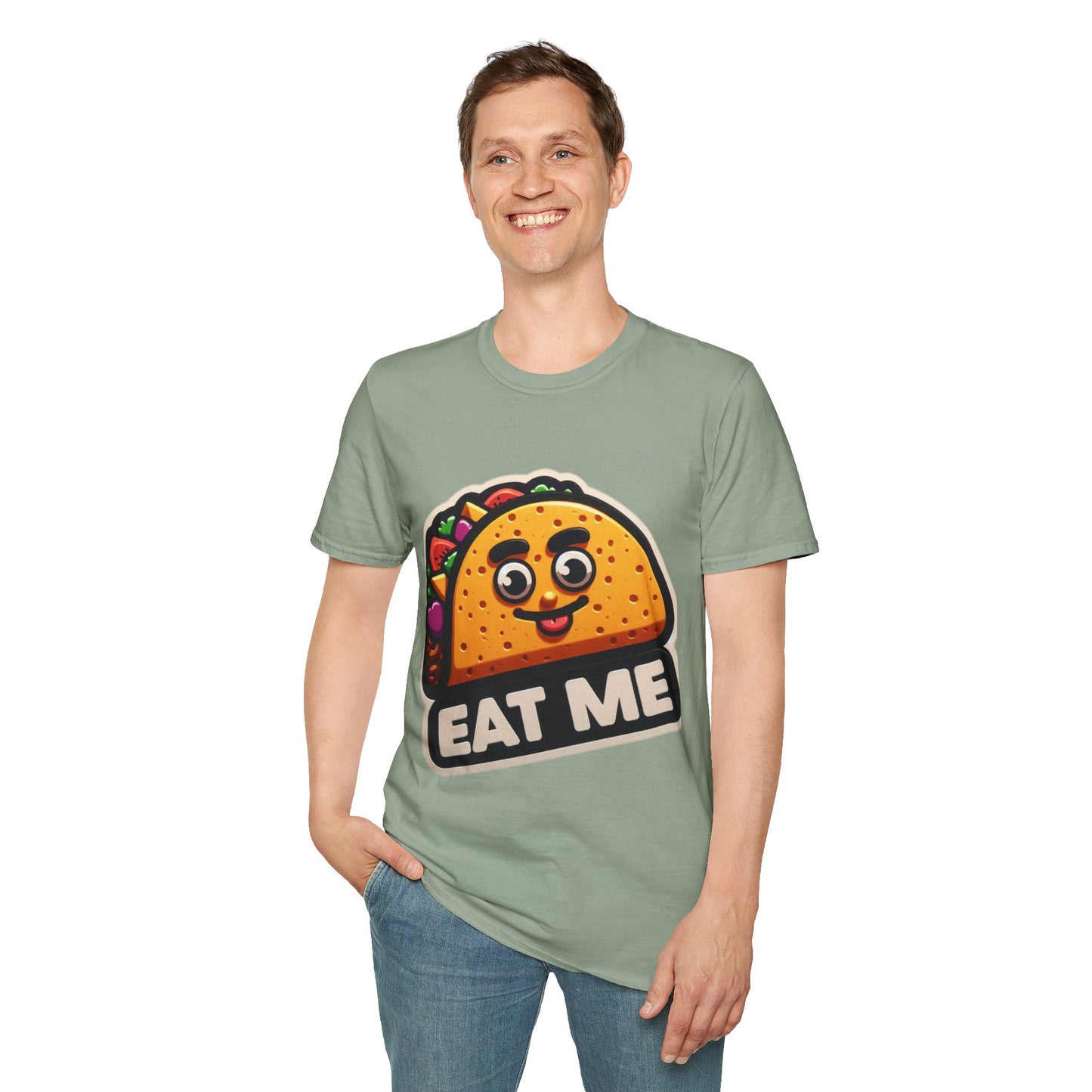 Funny Taco "Eat Me"  Unisex Softstyle T-Shirt