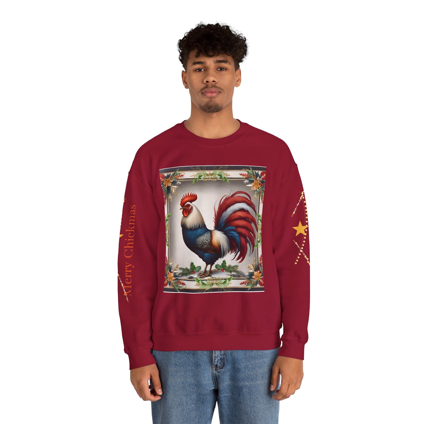 Suéter navideño unisex Merry Chickmas