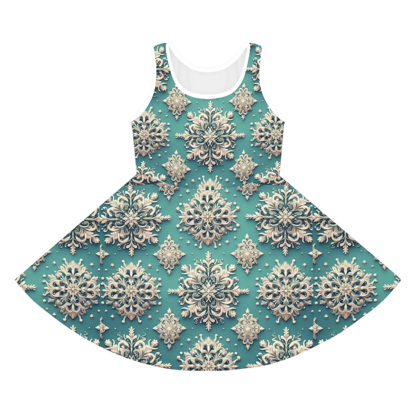 Snowflake Party Girls Dress