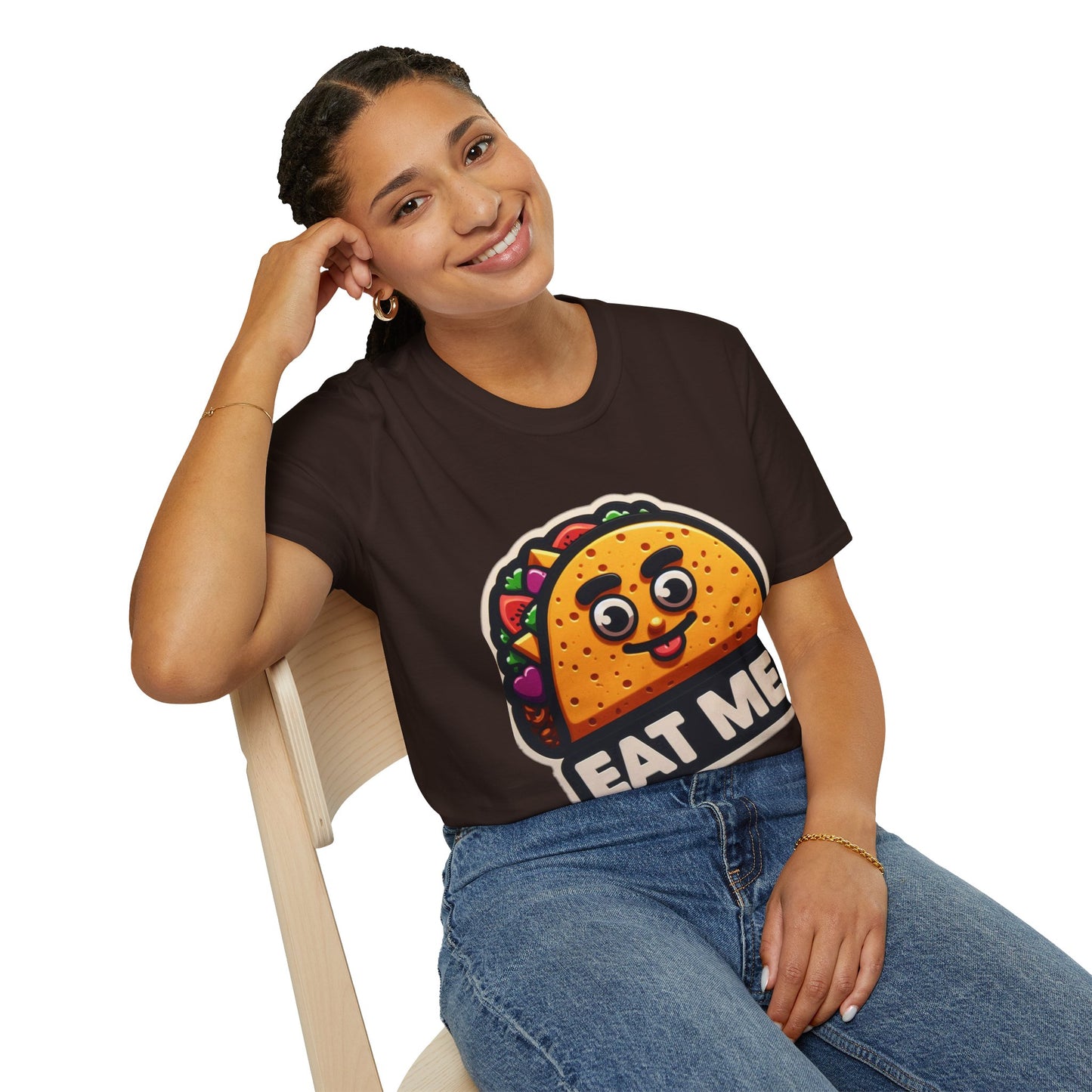 Funny Taco "Eat Me"  Unisex Softstyle T-Shirt