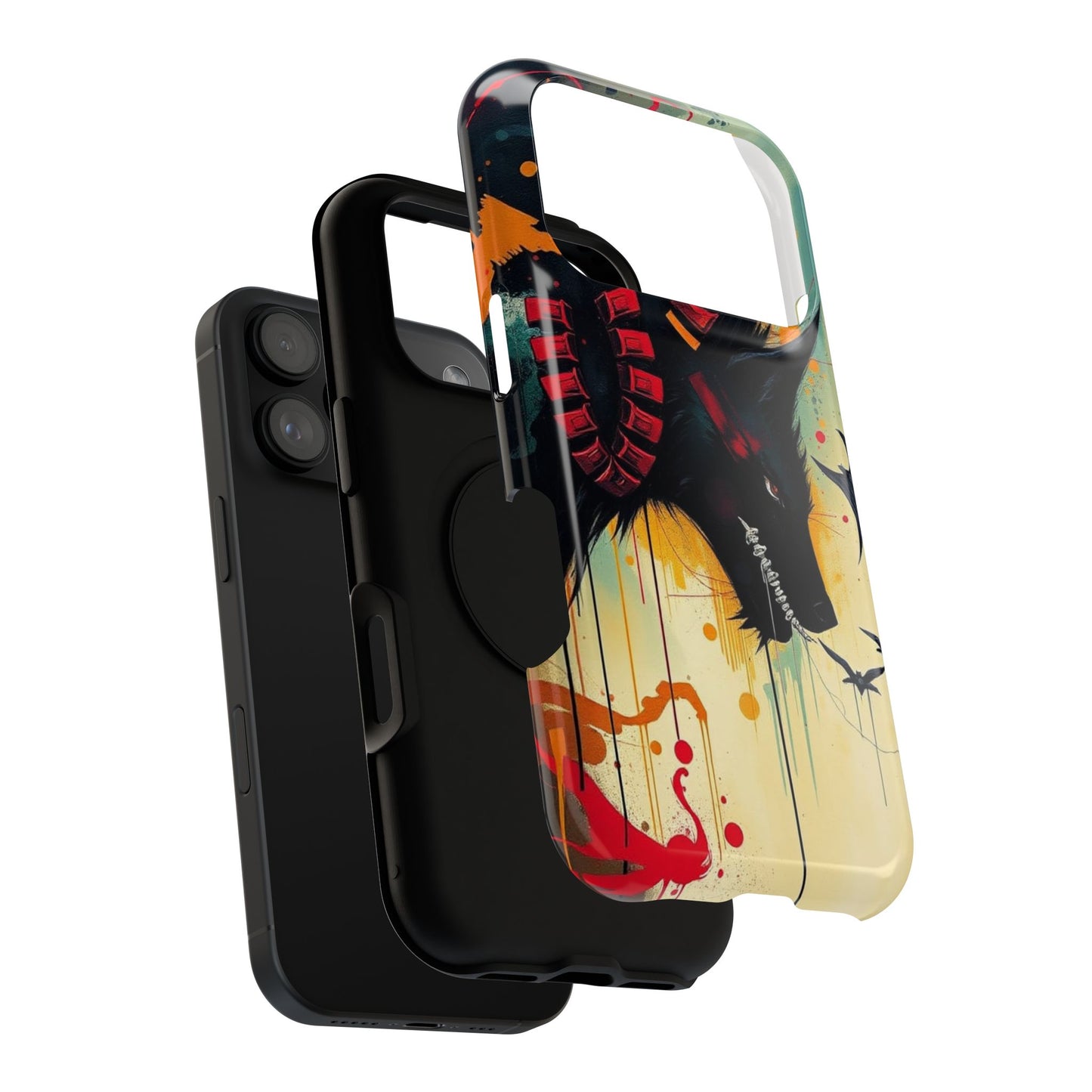 " I Told My Demons About You" Art Print Cell Phone Case, Impact-Resistant Cases