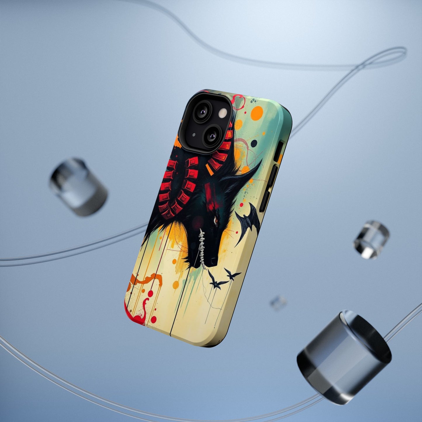 " I Told My Demons About You" Art Print Cell Phone Case, Impact-Resistant Cases