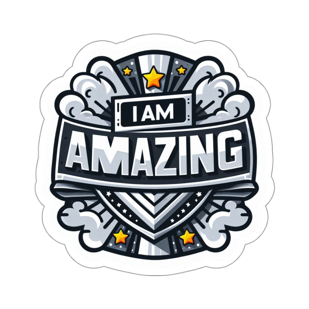 "Amazing" Kiss-Cut Stickers