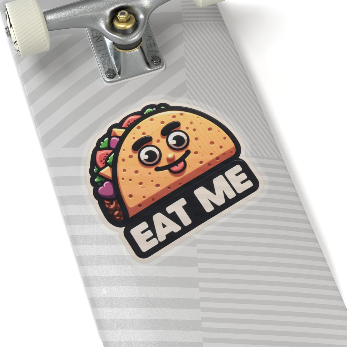 Pegatinas troqueladas divertidas de tacos 