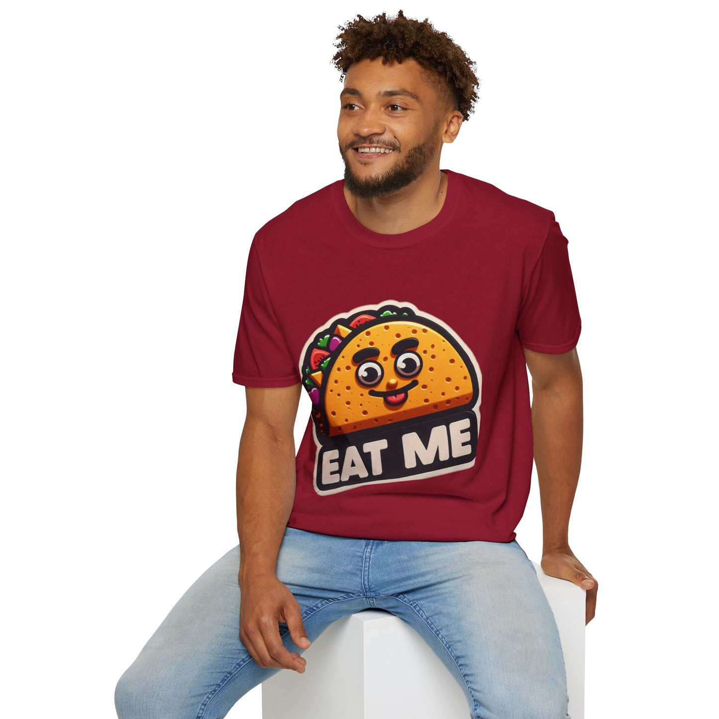 Funny Taco "Eat Me"  Unisex Softstyle T-Shirt