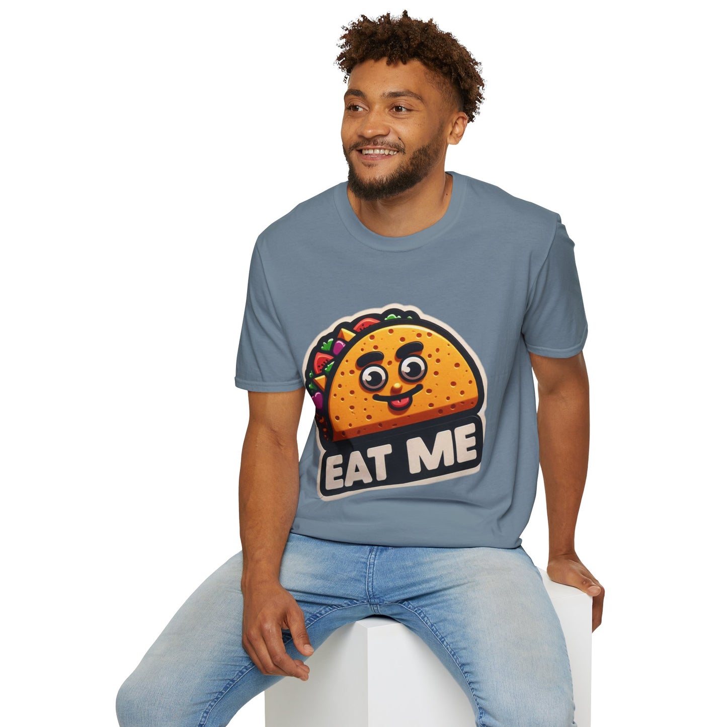 Funny Taco "Eat Me"  Unisex Softstyle T-Shirt