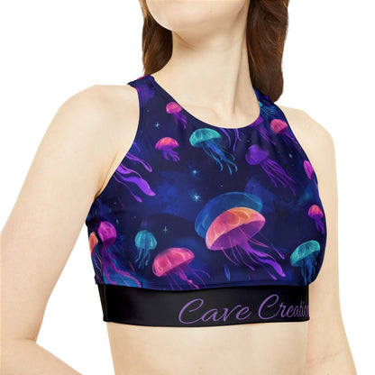 Conjunto de bikini deportivo "Galactic Medusa" 