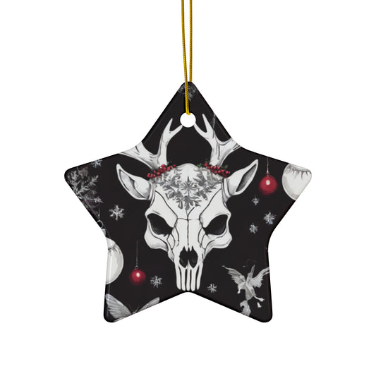 Graham Holiday Season Ceramic Ornament, 4 Shapes