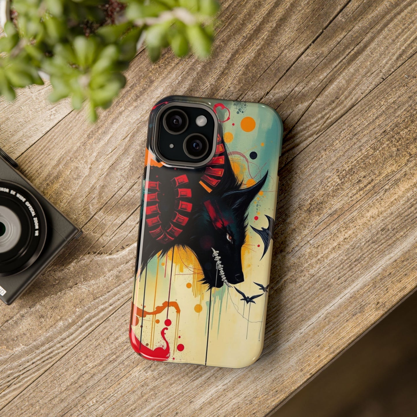 " I Told My Demons About You" Art Print Cell Phone Case, Impact-Resistant Cases