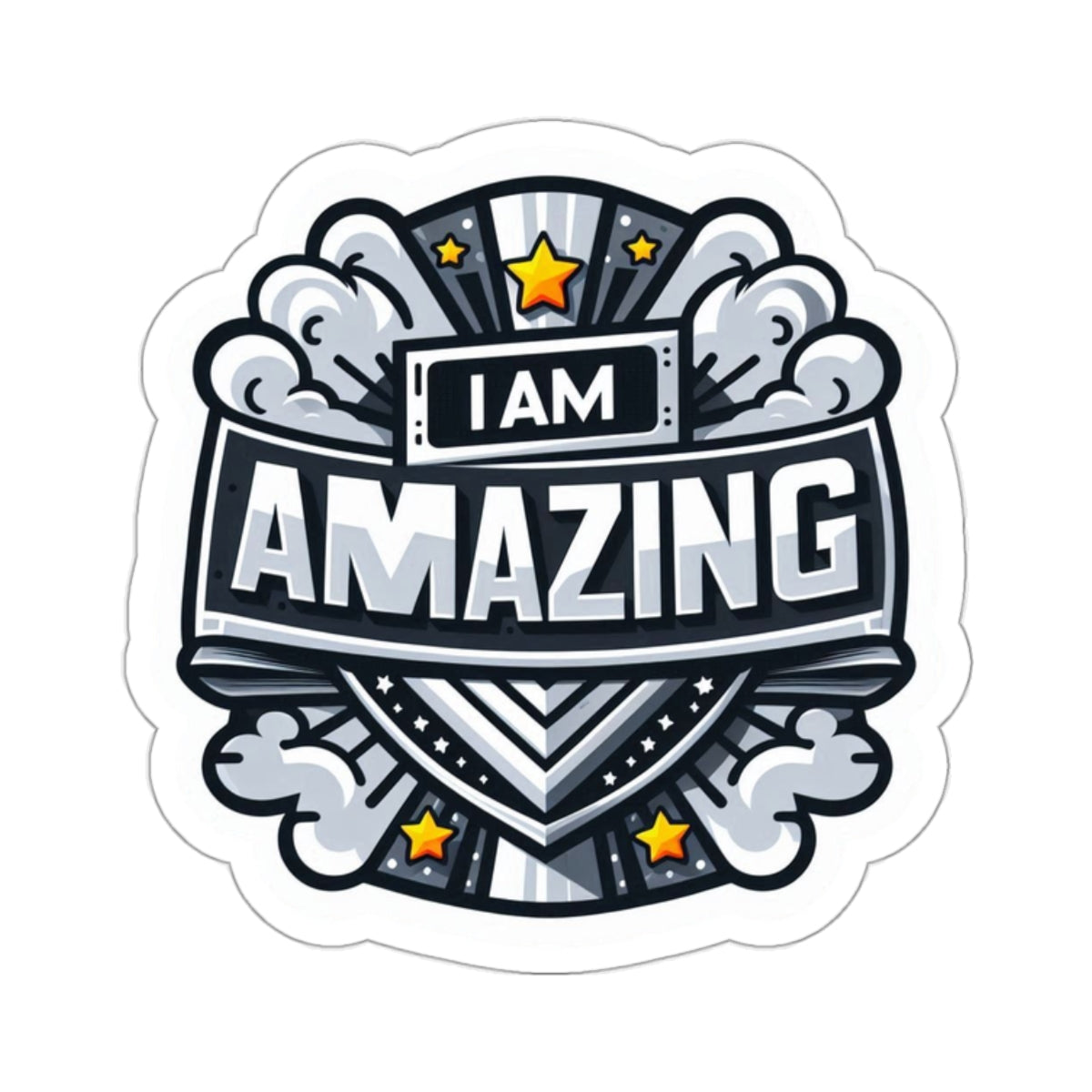 "Amazing" Kiss-Cut Stickers