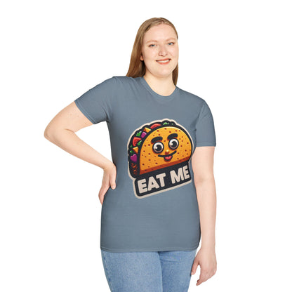 Funny Taco "Eat Me"  Unisex Softstyle T-Shirt